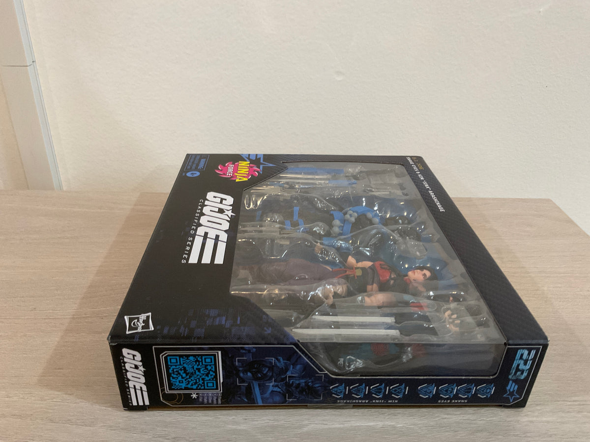 G.I. Joe Classified Series #223 Ninja Force Snake Eyes & Kim “Jinx” Arashikage 6" Action Figure 2-Pack