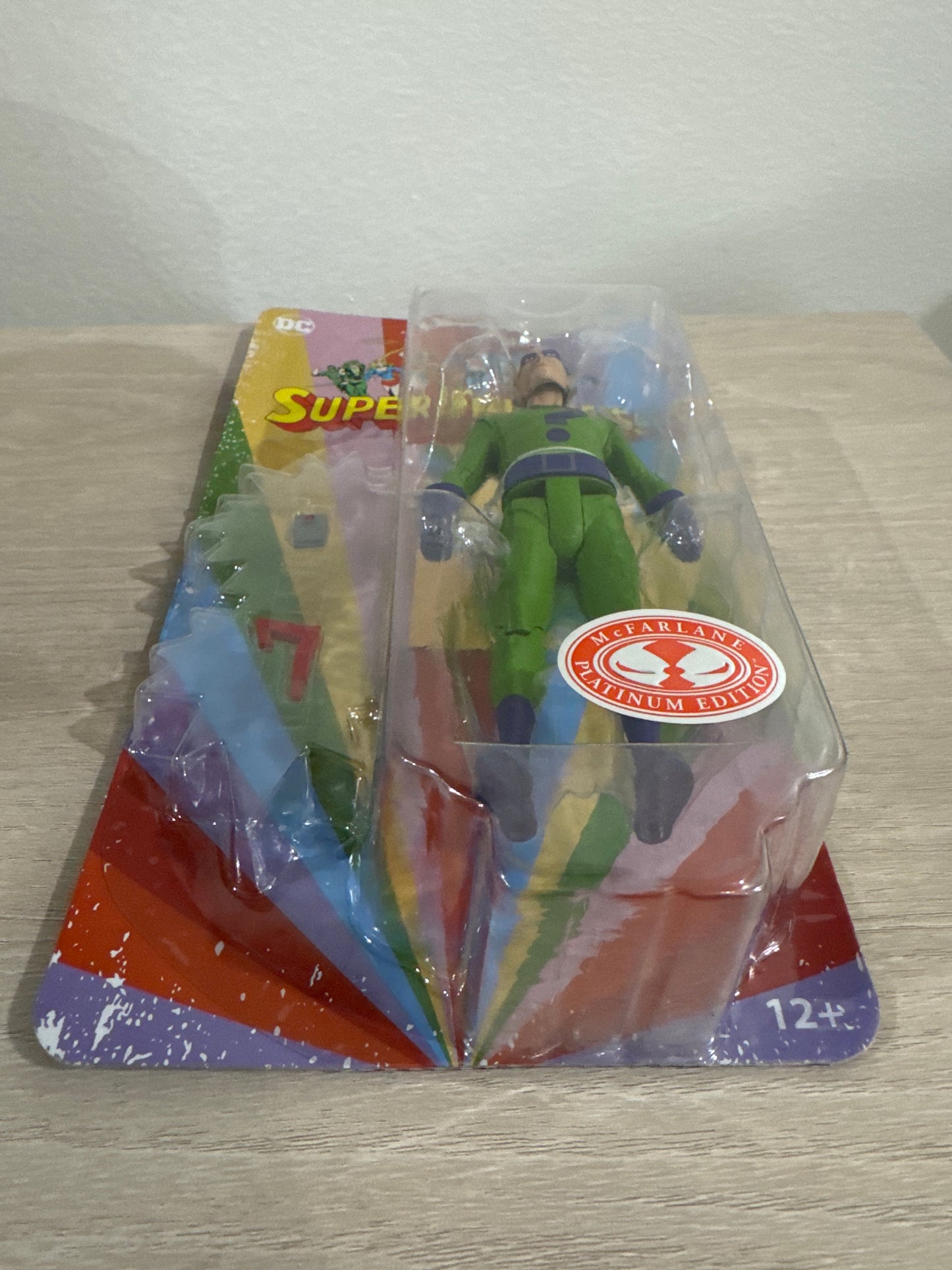 DC Retro Super Friends The Riddler 6-Inch Action Figure – Red Platinum Chase Edition