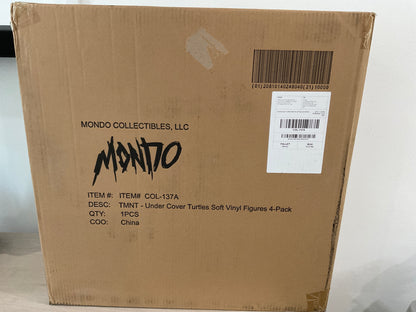 Mondo Teenage Mutant Ninja Turtles Undercover Turtles Soft Vinyl Figures 4-Pack – SDCC 2026 Exclusive