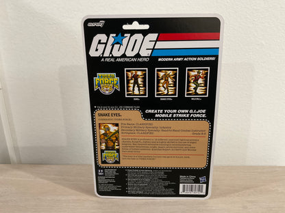 G.I. Joe Super7 ReAction+ Snake Eyes (Tiger Force Exclusive) 3.75-Inch Action Figure