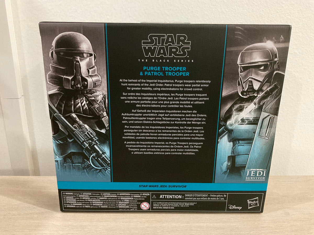 Star Wars The Black Series Purge Trooper & Patrol Trooper 6" Action Figure 2-Pack