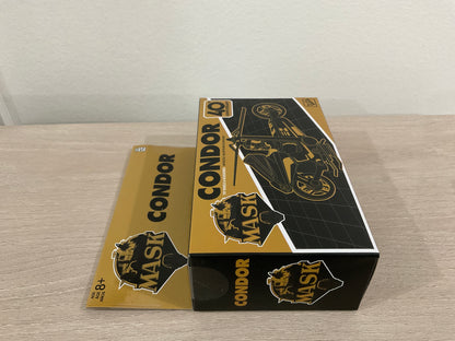 M.A.S.K. 40th Anniversary Condor Black & Gold Transforming Vehicle with Brad Turner