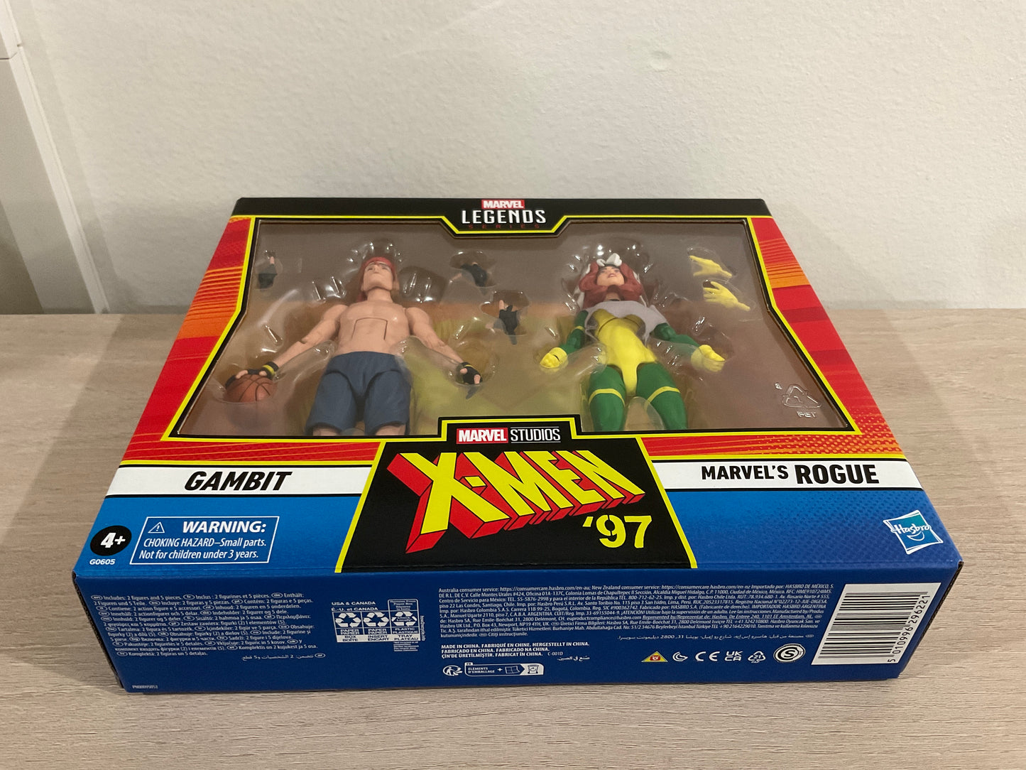 X-Men '97 Marvel Legends Series Gambit & Rogue 6-Inch Action Figures 2-Pack