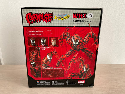 MAFEX No.118 Carnage (Comic Ver.) 3rd Reissue Action Figure - Substandard Box