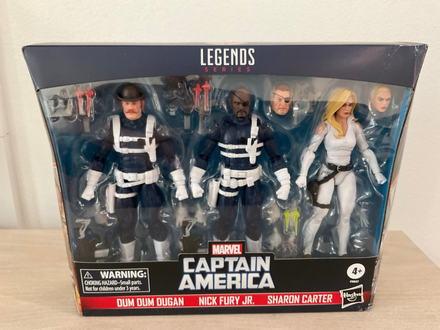 Marvel Legends Series S.H.I.E.L.D. 3-Pack – Dum Dum Dugan, Sharon Carter & Nick Fury Jr. 6" Figures (Damaged Packaging 5)