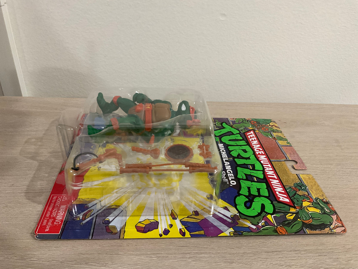 Teenage Mutant Ninja Turtles Original Classic Storage Shell Michelangelo 4" Action Figure – Playmates Toys