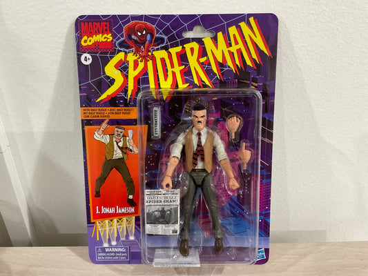 Marvel Legends Retro Collection — J. Jonah Jameson (Animated-Style Retro Carded) 6″ Figure - Re-Issue