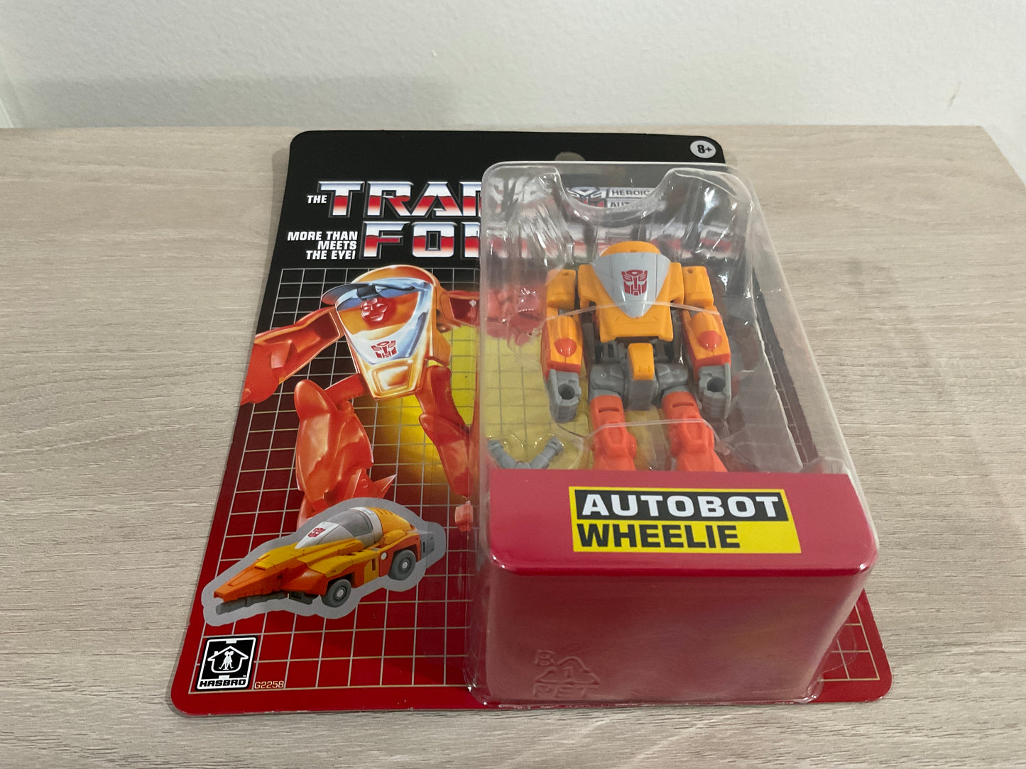 Transformers Retro G1 Autobot Wheelie 4.5-In Action Figure Hasbro