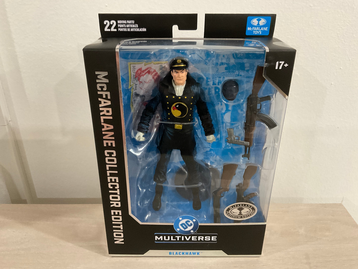 DC McFarlane Collector Edition Wave 13 #49 Blackhawk DC Classics 7-Inch Scale Action Figure - Platinum Chase
