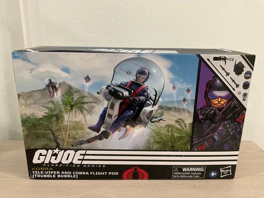 G.I. Joe Classified Series Tele-Viper & Cobra Flight Pod (Trubble Bubble) 6-Inch Vehicle Set