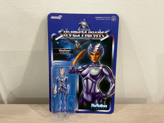 SilverHawks Steelheart (Toy Version) ReAction 3.75" Figure – Super7