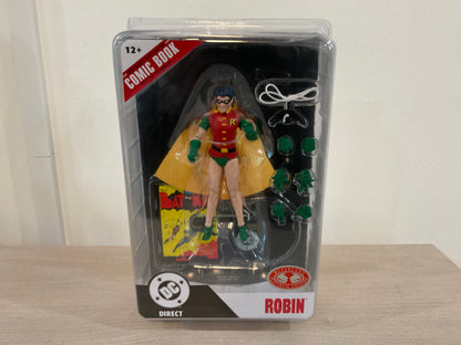 DC Direct Robin Dick Grayson (Batman #1) Red Platinum 7" Action Figure with Comic - Substandard Package