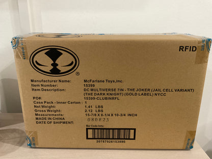The Joker Interrogation Room (The Dark Knight) Gold Label 7" Figure – Exclusive
