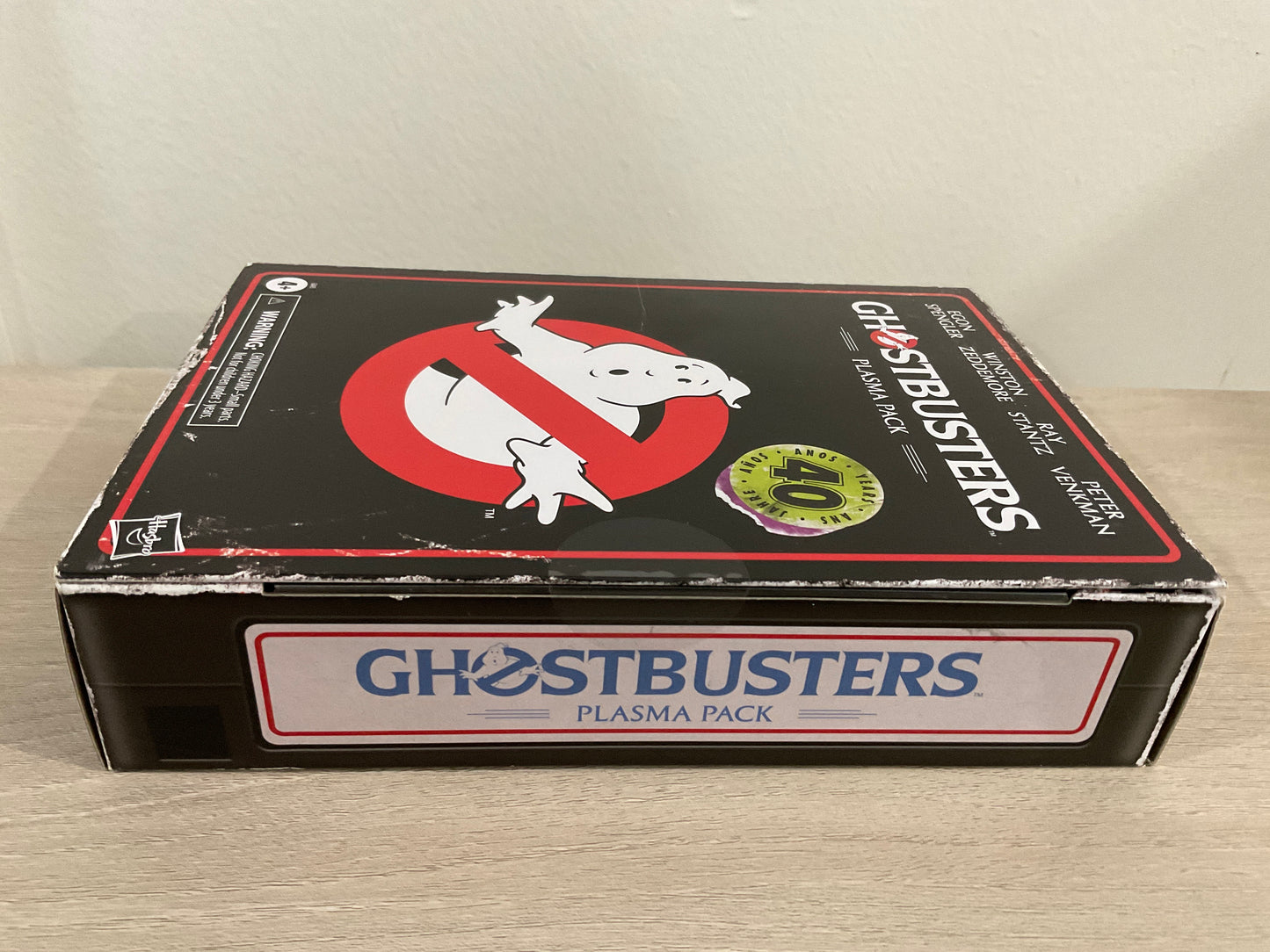 Ghostbusters Plasma Pack O-Ring Action Figure Set 40th Anniversary 3.75-In Hasbro (Substandard Box)