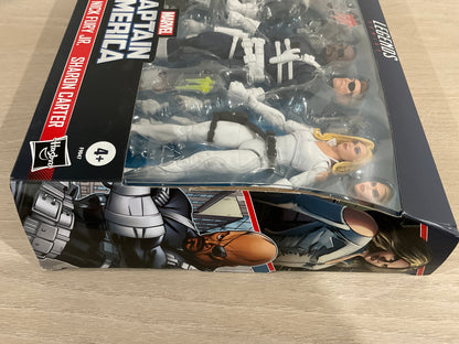 Marvel Legends Series S.H.I.E.L.D. 3-Pack – Dum Dum Dugan, Sharon Carter & Nick Fury Jr. 6" Figures (Damaged Packaging 6)