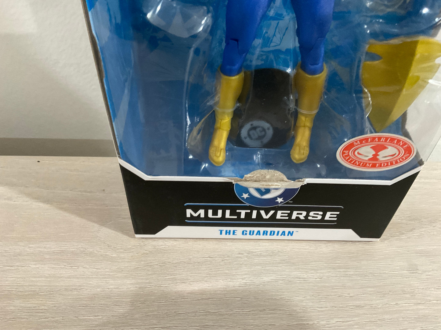 Guardian (DC Multiverse: Red Platinum Edition) 7" Action Figure - McFarlane Toys (Substandard Card 1)
