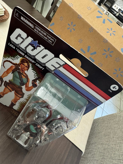 G.I. Joe Classified Series Retro Cardback Lara Croft Tomb Raider 6" Action Figure – Substandard Card