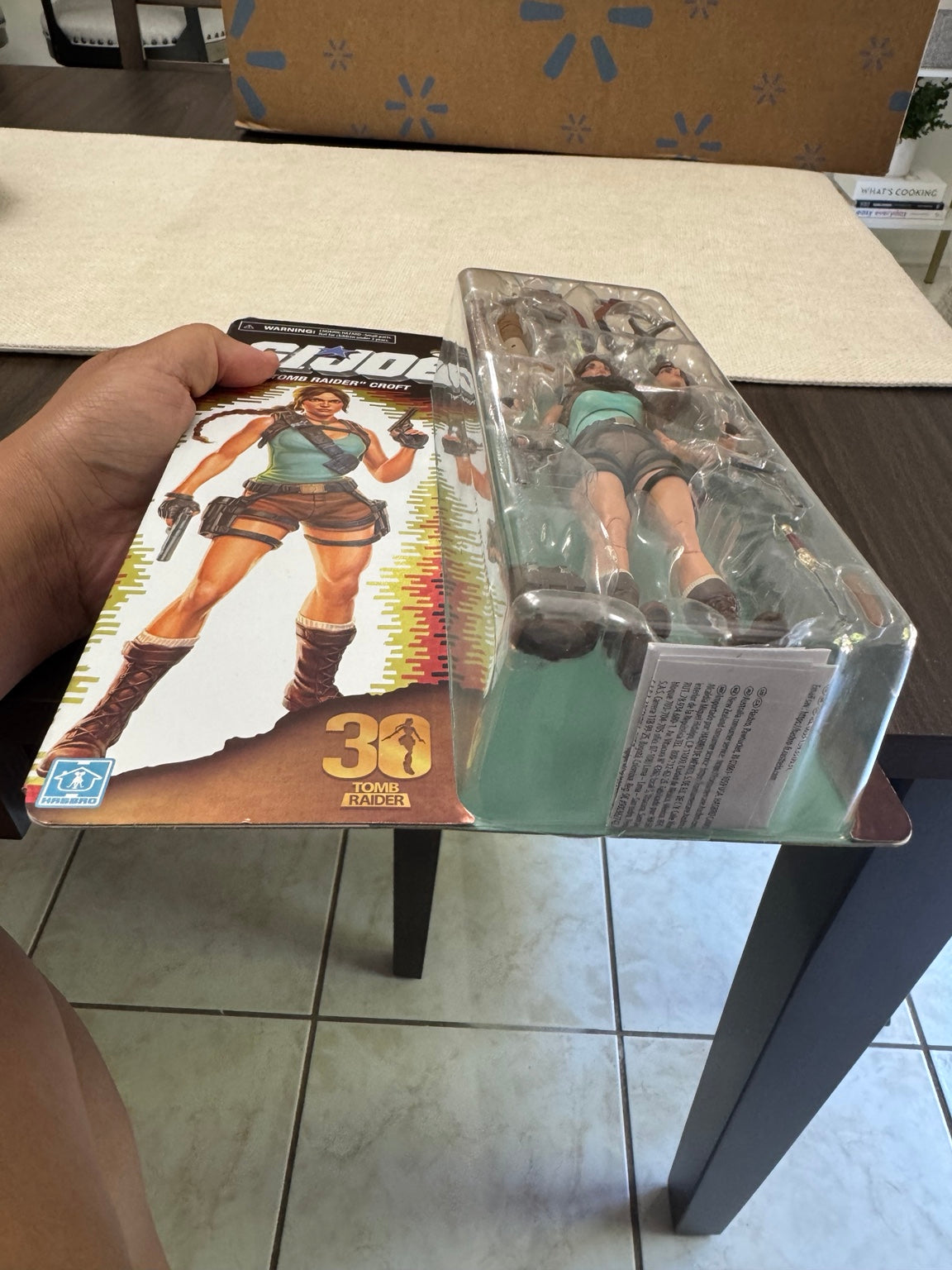 G.I. Joe Classified Series Retro Cardback Lara Croft Tomb Raider 6" Action Figure – Substandard Card