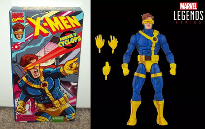 Marvel Legends Series X-Men Cyclops VHS 90s Animated Series 6-Inch Action Figure