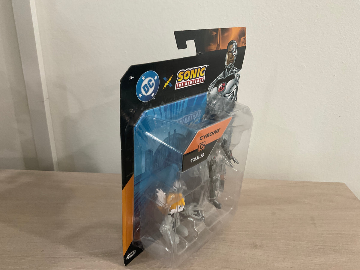 Sonic x DC Tails as Cyborg & Cyborg 2-Piece Action Figure Set