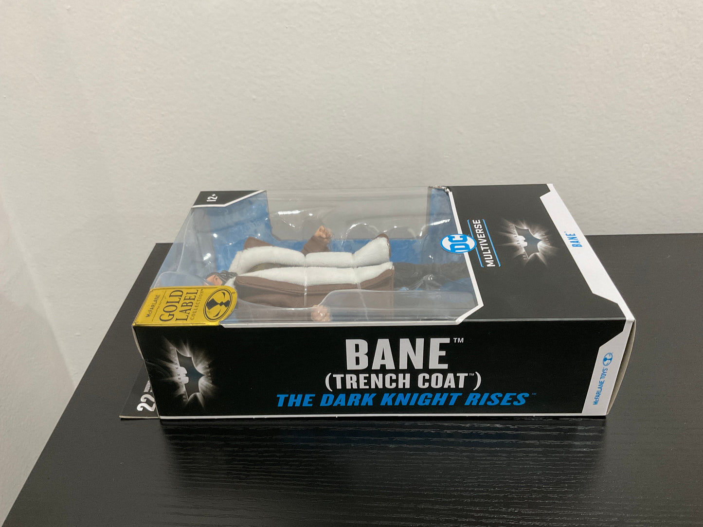 McFarlane DC Multiverse Bane (Trench Coat) Gold Label – Batman: The Dark Knight Trilogy (SDCC 2023 Exclusive) Substandard Box