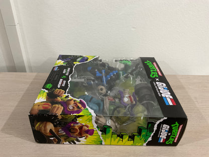 Teenage Mutant Ninja Turtles x G.I. Joe Snake Eyes x Leonardo vs. Ripper x Bebop Action Figure Set