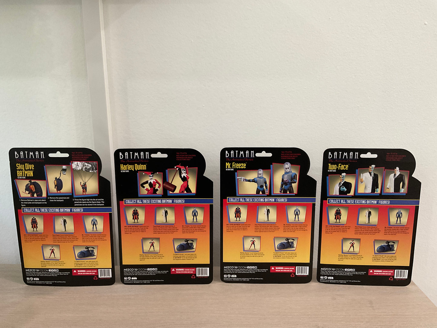 Mezco 5 Points Batman The Animated Series Series 2 Deluxe Box Set of 4 Figures