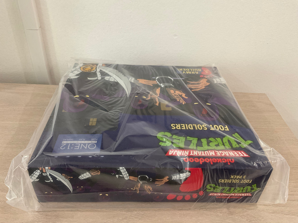 Mezco One:12 Collective TMNT Foot Soldiers Army Builder Set – Cartoon Version