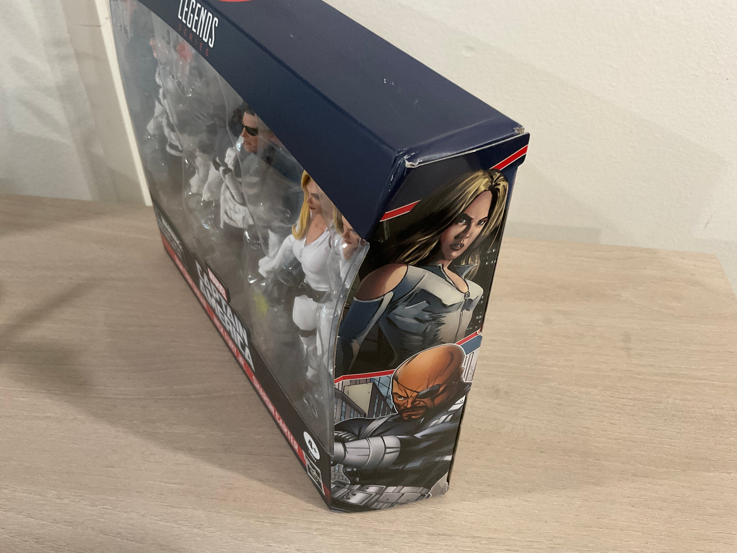 Marvel Legends Series S.H.I.E.L.D. 3-Pack – Dum Dum Dugan, Sharon Carter & Nick Fury Jr. 6" Figures (Damaged Packaging 6)