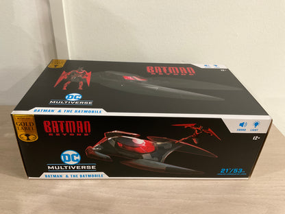 McFarlane Batman & Batmobile Batman Beyond Gold Label Vehicle with Lights and Sound