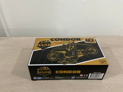 M.A.S.K. 40th Anniversary Condor Black & Gold Transforming Vehicle with Brad Turner
