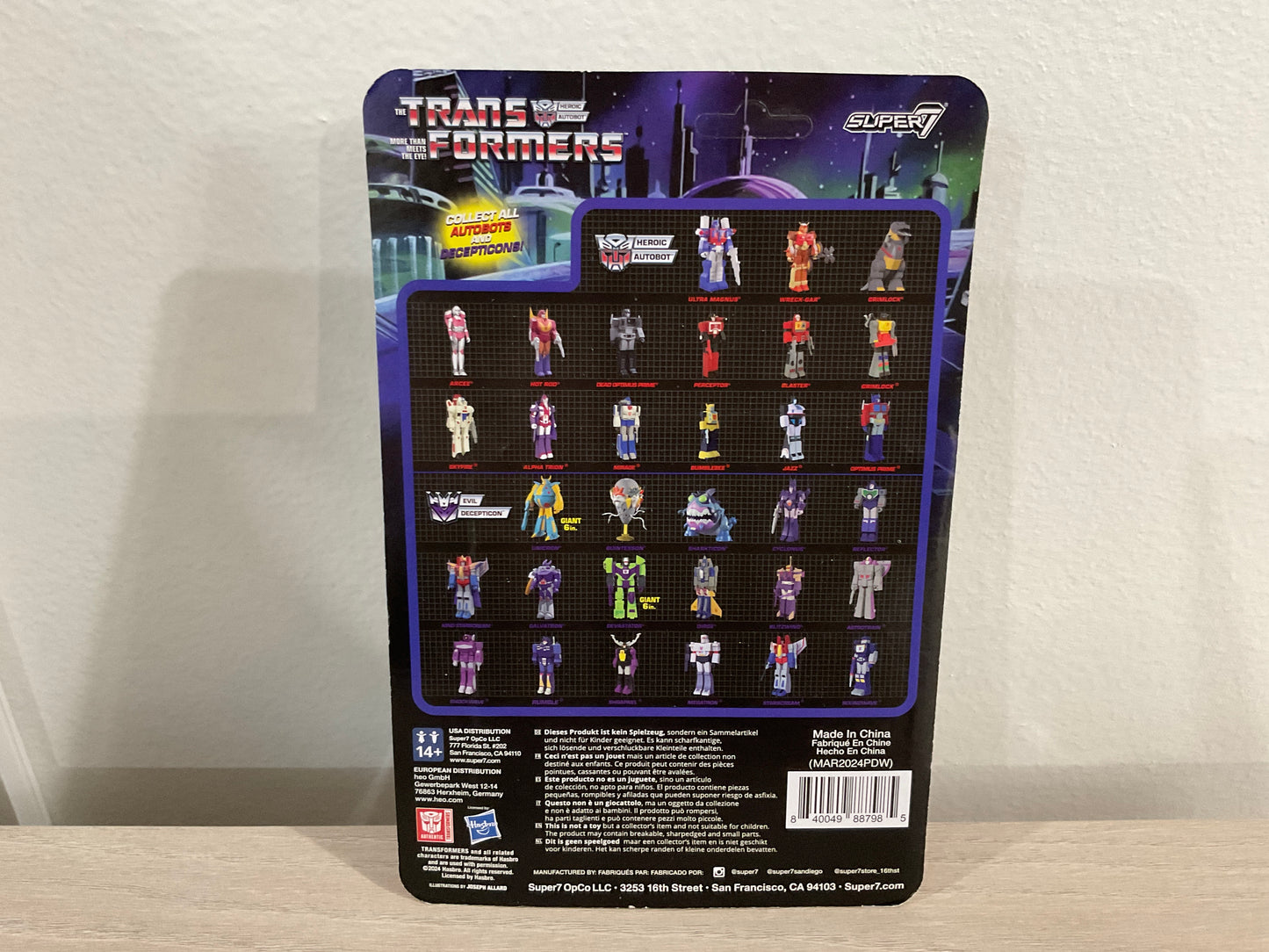 Super7 Transformers Grimlock Metallic ReAction 3.75-Inch Figure