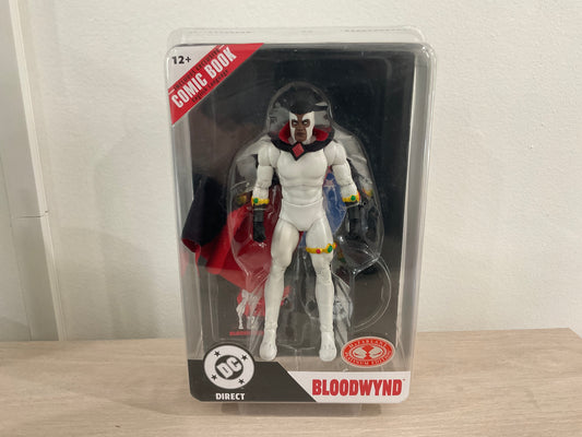 McFarlane DC Page Punchers Bloodwynd Red Platinum Edition Justice League #77 7-Inch Figure