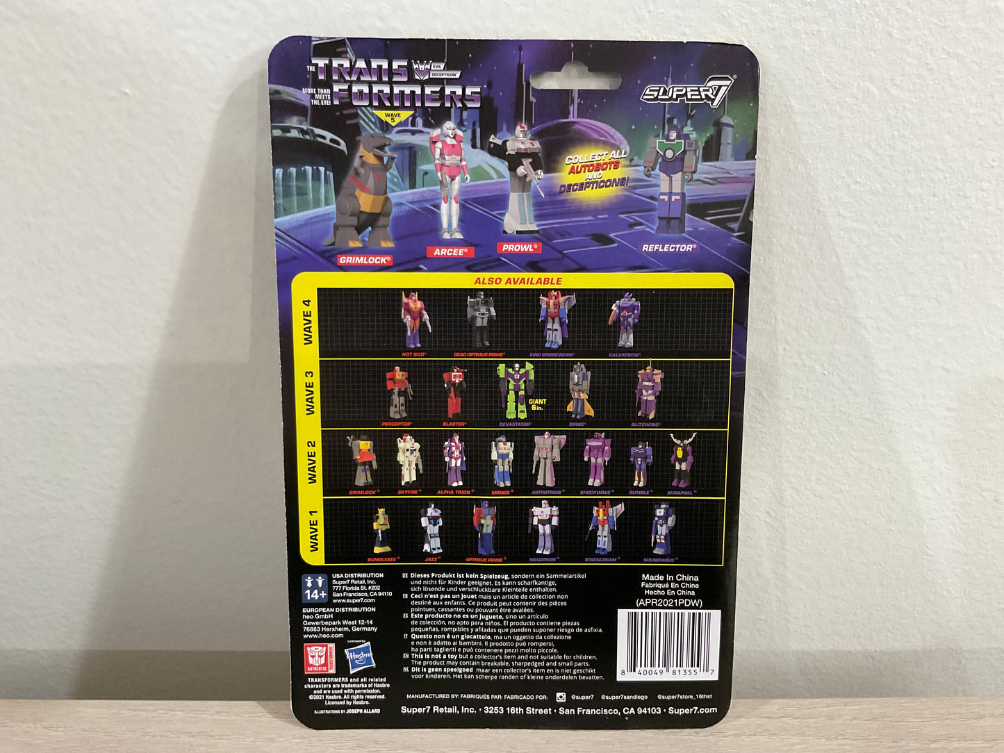 Transformers ReAction Figures Wave 1 Megatron (Golden Lagoon) Action Figure