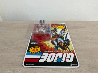 G.I. Joe Super7 ReAction+ Zartan (Comic) 4" Action Figure - Unpunched Card