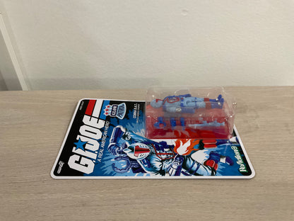 G.I. Joe Super7 ReAction+ Cobra B.A.T. (Glow Patrol - Blue) 4" Action Figure