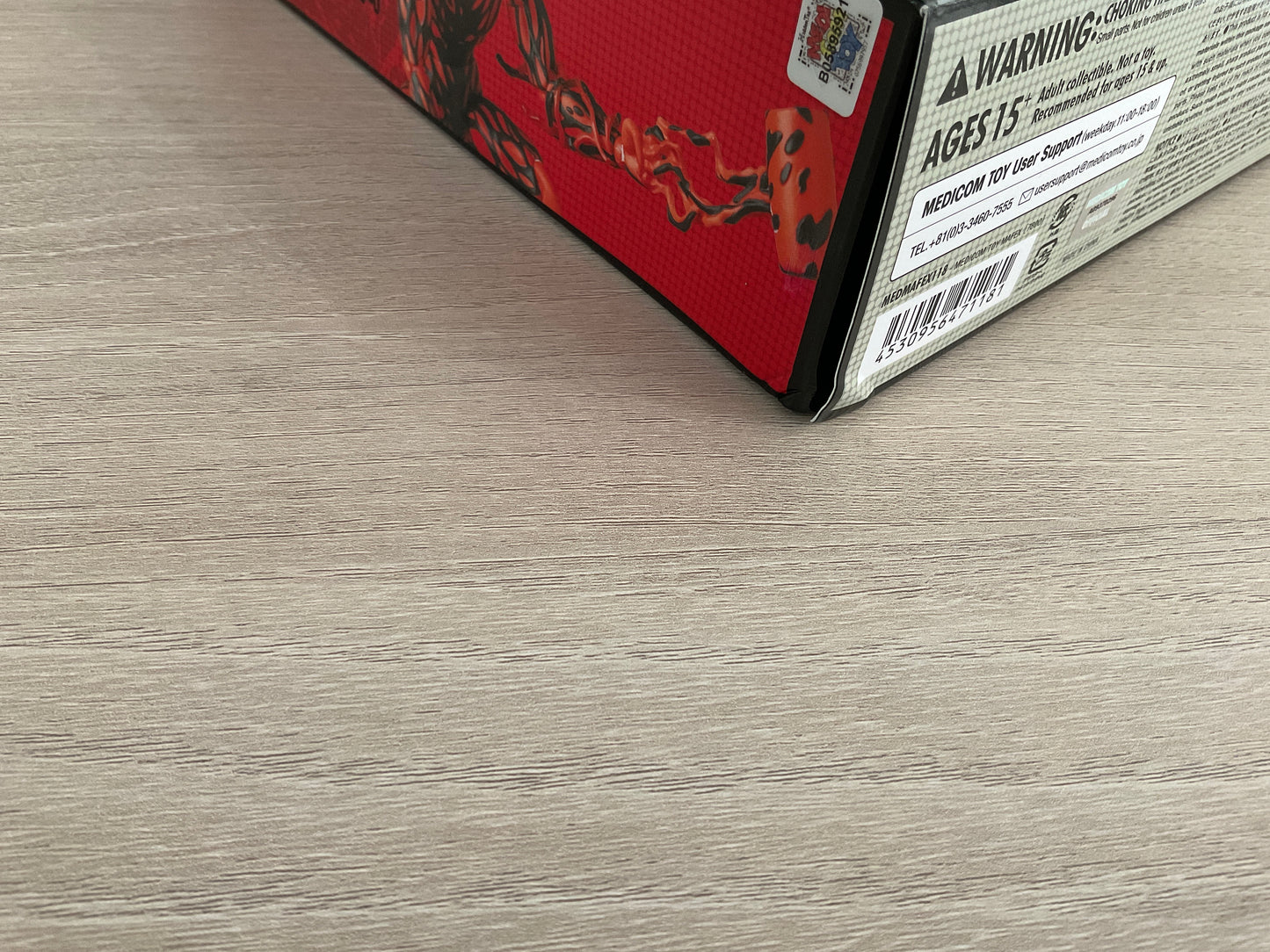 MAFEX No.118 Carnage (Comic Ver.) 3rd Reissue Action Figure - Substandard Box
