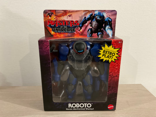 Masters of the Universe 2026 Movie Origins Deluxe Roboto Action Figure – Mechanical Warrior