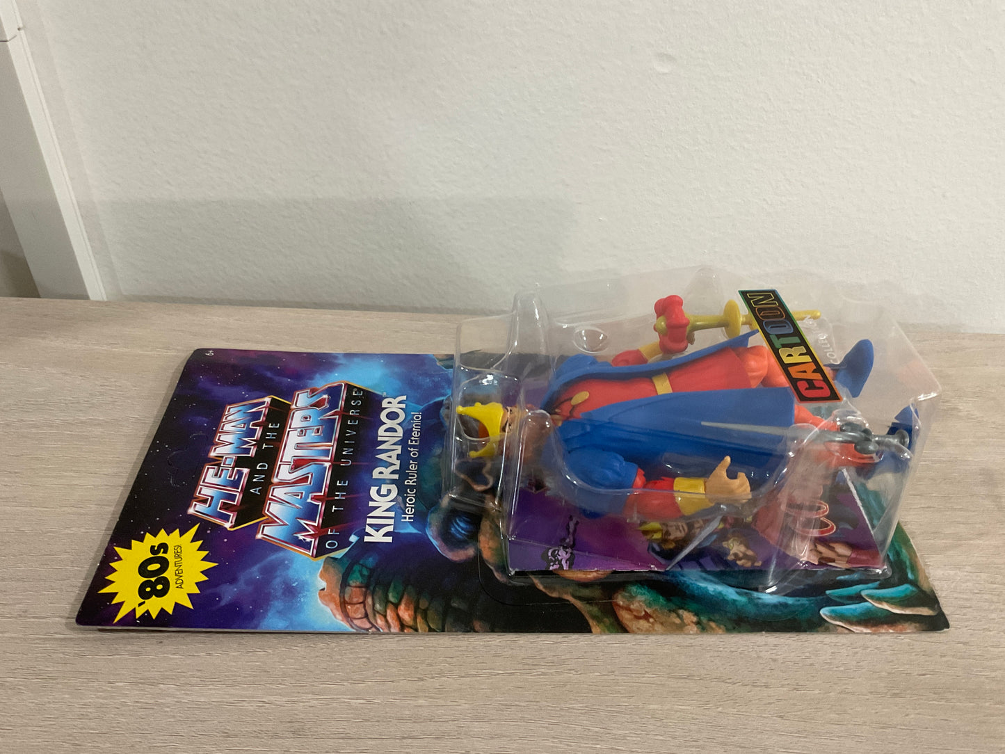 Masters of the Universe Origins King Randor Cartoon Collection 5.5-Inch Figure Mattel - Substandard Card 2