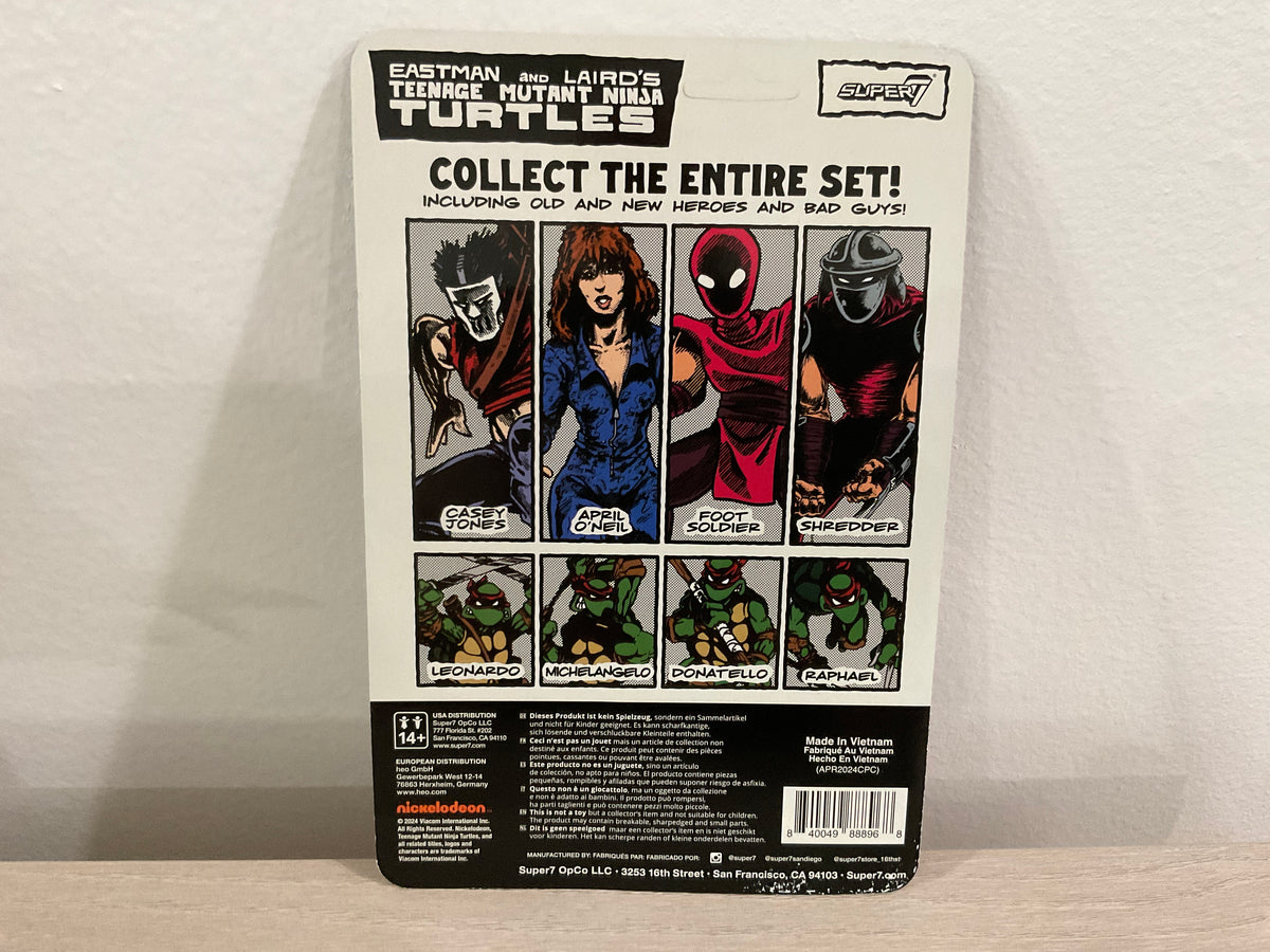Super7 Eastman & Laird’s TMNT Foot Soldier (Comic Color) 3.75" ReAction Figure – Substandard Card