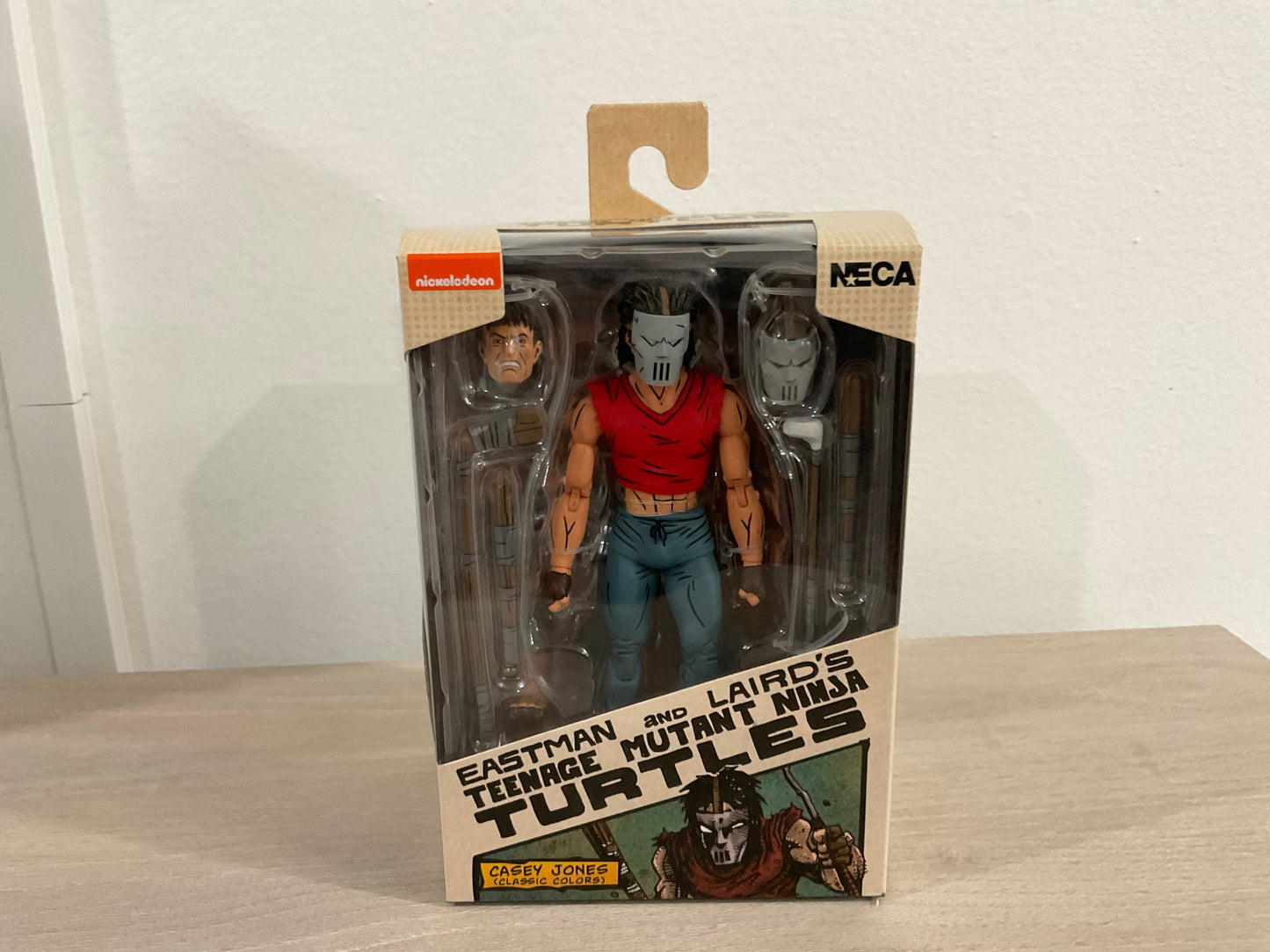 NECA Teenage Mutant Ninja Turtles Mirage Comics Casey Jones Red Shirt 7-Inch Action Figure