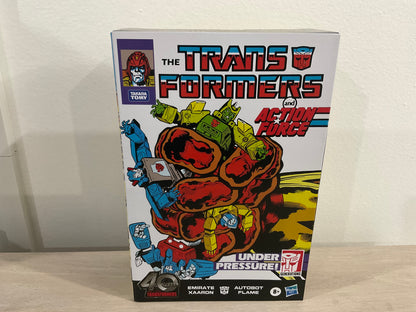 Transformers Generations 40th Anniversary Autobot Flame & Emirate Xaaron Comic Edition Exclusive Two-Pack (Substandard 3)