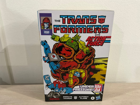 Transformers Generations 40th Anniversary Autobot Flame & Emirate Xaaron Comic Edition Exclusive Two-Pack (Substandard 3)