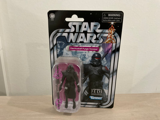 Star Wars Vintage Collection Electrostaff Purge Trooper 3.75-In Figure (Jedi Fallen Order) EE Exclusive (Substandard Card)