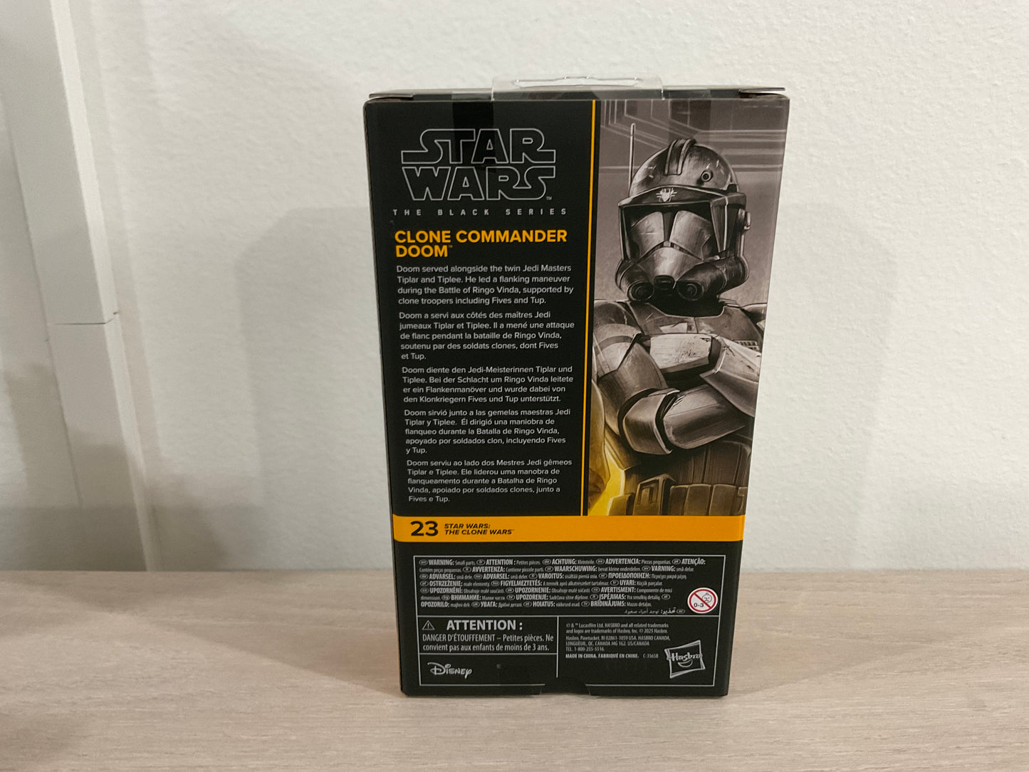 Star Wars The Black Series Clone Commander Doom – The Clone Wars 6-Inch Action Figure