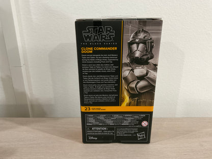 Star Wars The Black Series Clone Commander Doom – The Clone Wars 6-Inch Action Figure