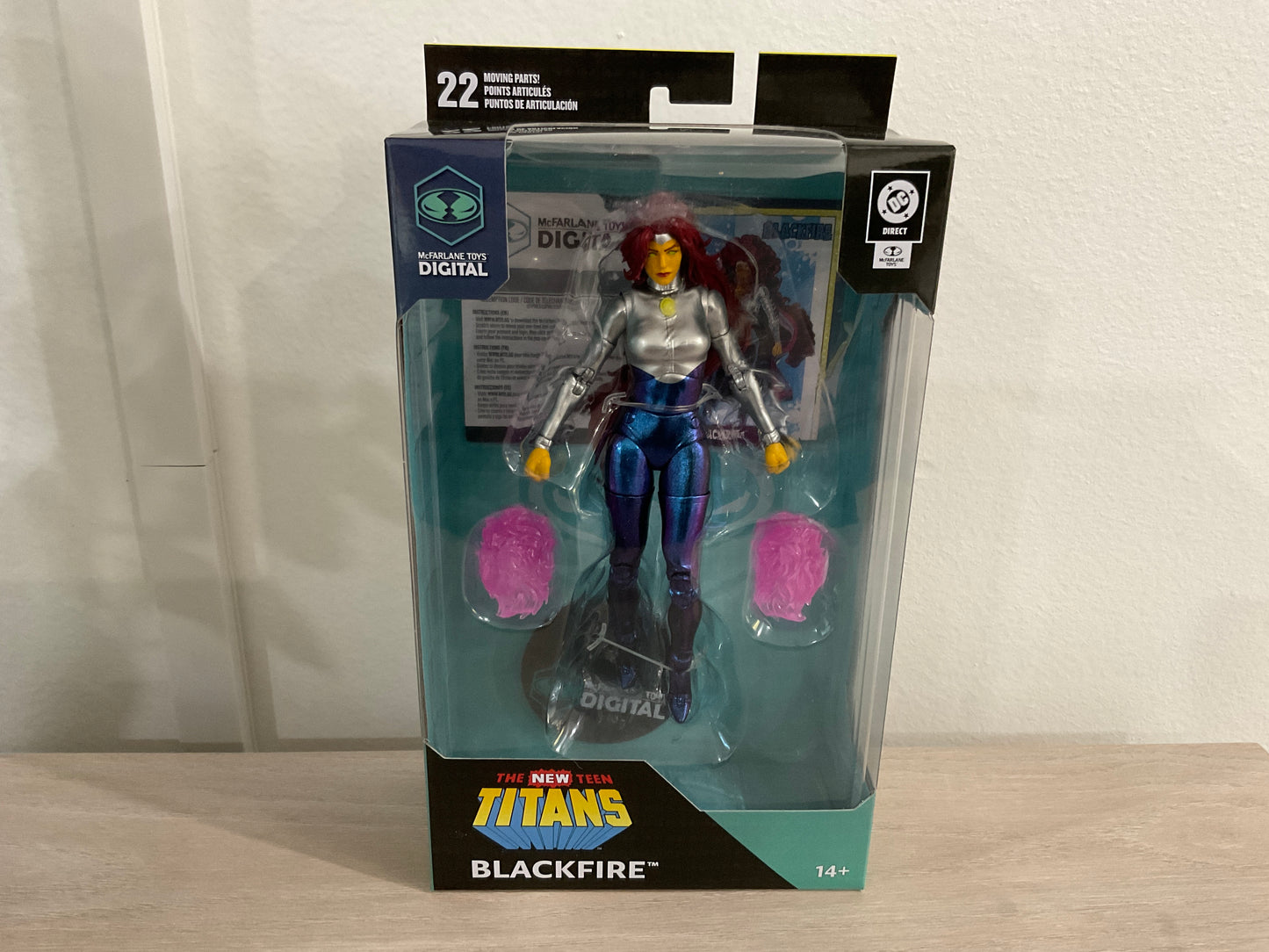 Blackfire (The New Teen Titans) 7-Inch Action Figure with McFarlane Toys Digital Collectible