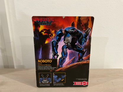 Masters of the Universe 2026 Movie Origins Deluxe Roboto Action Figure – Mechanical Warrior Substandard