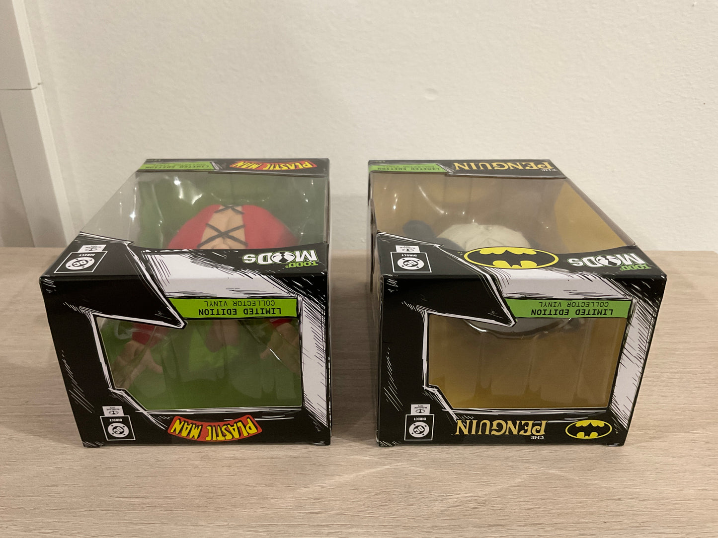 DC Direct Collector Vinyl Wave 6 Todd's Mods Plastic Man & The Penguin Limited Edition Bundle (2-Pack)