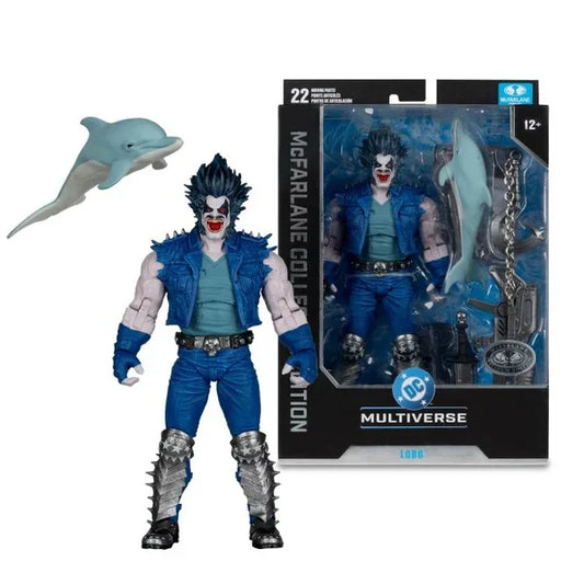 DC Multiverse Lobo DC Classic Platinum Chase McFarlane Collector Edition 7-In Figure